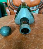 Fles groene / karaf, Antiek en Kunst, Antiek | Glas en Kristal, Verzenden