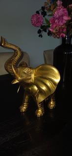 Vintage Messing Olifant - 25cm Hoog, 3kg, Antiek en Kunst, Ophalen of Verzenden