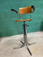 Vintage Gispen De Wit Kinderstoel - Dutch Design, Huis en Inrichting, Bureaustoelen, Ophalen of Verzenden, Zo goed als nieuw, Bruin