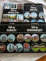 4x Kijk op Friesland, Molens, Kerken, Boerderijen, samen €5, Ophalen of Verzenden, 20e eeuw of later, Zo goed als nieuw