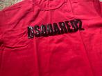 Dsquared2 shirt rood pailletten/sequins logo mt. 16 (176/xs), Kinderen en Baby's, Kinderkleding | Maat 176, Meisje, Dsquared2