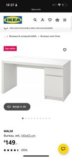 Malm Ikea, Ophalen of Verzenden, Gebruikt, Bureau