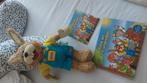 Koos Konijn knuffel en boek met cd, Ophalen of Verzenden, Zo goed als nieuw, Konijn