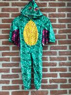 Groen Draken Dino Pak - Maat 98/104, Ophalen of Verzenden, Zo goed als nieuw, 104 of kleiner, Jongen of Meisje