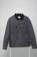 LEE STORM RIDER sherpa denim jack 1975 M donkergrijs Jas, Ophalen of Verzenden, Grijs, A, A