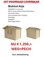 Blokhut Anja Voorraad model, Tuin en Terras, Ophalen, 200 tot 400 cm, 250 tot 500 cm, Blokhut