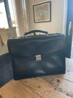 Zwart leren aktetas, Overige merken, Gebruikt, Zwart, Ophalen of Verzenden