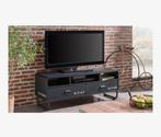 TV Meubel zwart, Ophalen, 100 tot 150 cm, Zo goed als nieuw, Minder dan 100 cm
