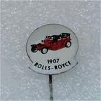 SP0805 Speldje 1907 Rolls-Royce rood, Ophalen of Verzenden, Gebruikt, Overige onderwerpen