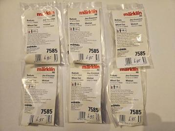 Märklín 7585 spaakwielen H0 nieuw 6 setjes beschikbaar voor biedingen