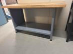 Werkbank degelijk staal en hout, Doe-het-zelf en Verbouw, Werkbanken, Ophalen, Zo goed als nieuw