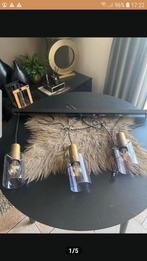 Luxe hanglamp goud met glas, Huis en Inrichting, Ophalen, Zo goed als nieuw, Glas, Minder dan 50 cm