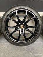 21” originele Porsche Cayenne 9Y velgen + winterbanden 5x130, Gebruikt, 275 mm, Banden en Velgen, Personenwagen