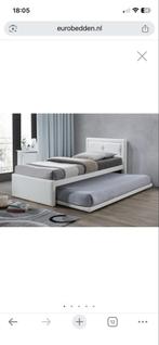 Rodan 1-persoons bed inclusief uitschuifbed leatherlook, Ophalen, Overige materialen, Verstelbaar, 90 cm