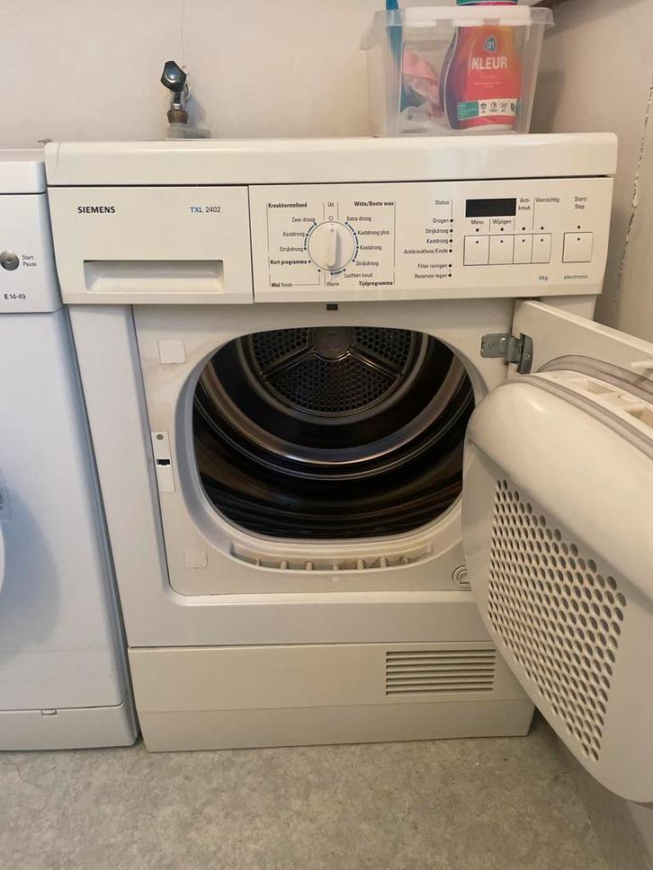 Siemens TXL Droger 6kg - Goed Onderhouden, Witgoed en Apparatuur, Wasdrogers, Gebruikt, Condens, Voorlader, 4 tot 6 kg, Minder dan 85 cm