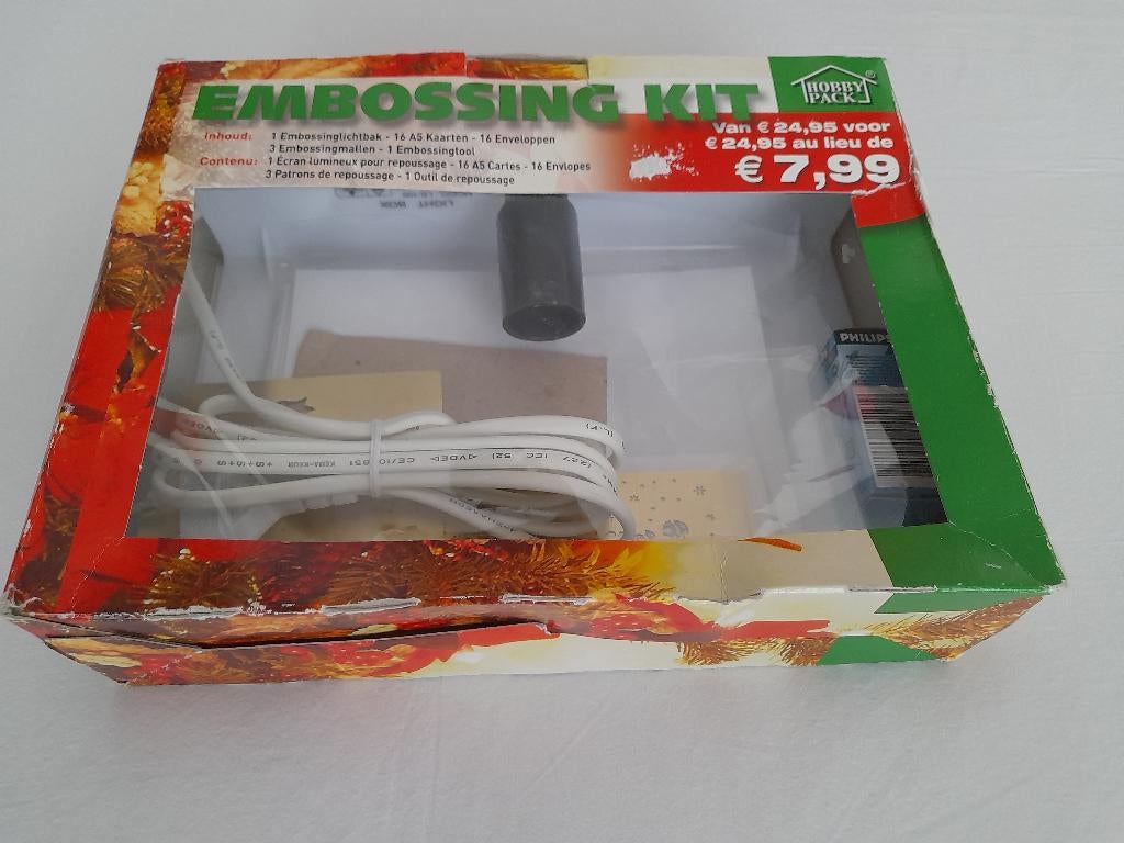 embossingset, Ophalen of Verzenden, Zo goed als nieuw, Knutselwerk