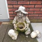 Beschadigd Tuinkabouter beeld - zoek nieuw thuis, Ophalen, Gebruikt, Beton, Tuinkabouter