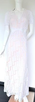 BA&SH KANTEN PATCHWORK JURK MAAT XS (NEW €560)💖💖💖, Wit, Ophalen of Verzenden, Zo goed als nieuw, Ba&sh