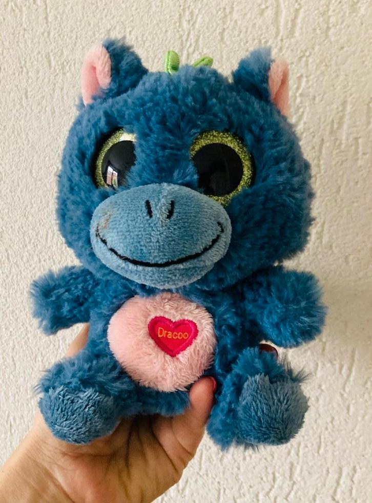 draak knuffel pluche, Kinderen en Baby's, Speelgoed | Knuffels en Pluche, Gebruikt, Overige typen, Ophalen of Verzenden