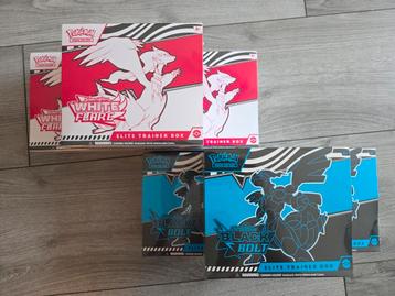 Pokemon Black Bolt & White Flare Elite Trainer Box ETB nieuw beschikbaar voor biedingen