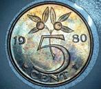 Toned 5cent 1980 Nederland, Ophalen of Verzenden, Koningin Juliana, 5 cent, Losse munt