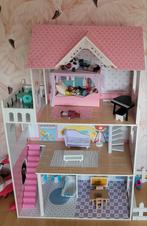 Poppenhuis met accessoires, Verzamelen, Poppenhuizen en Toebehoren, Ophalen of Verzenden, Zo goed als nieuw, Poppenhuis
