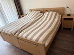 Elektrisch verstelbaar bed met nachtkastjes, Huis en Inrichting, Ophalen, Zo goed als nieuw, Tweepersoons