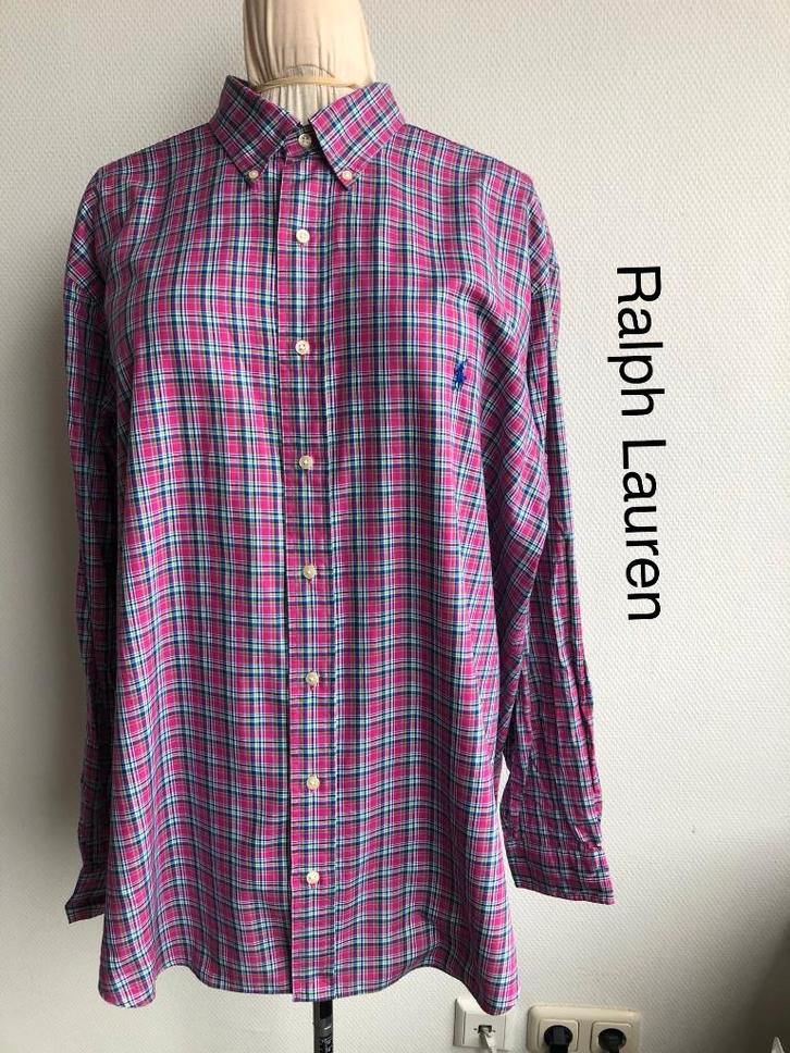 Ralph Lauren Overhemd  (mt: 2Xl) 9,1/5264, Kleding | Heren, Overhemden, Zo goed als nieuw, Overige halswijdtes, Blauw, Ophalen of Verzenden