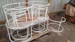 Partij witte metalen frames voor ronde salontafels, 50 tot 100 cm, Nieuw, 50 tot 100 cm, Niet ingevuld