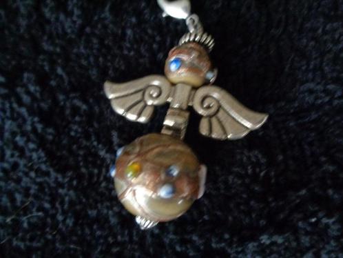 bescherm engel uit glas kralen nr ha 0118, Sieraden, Tassen en Uiterlijk, Kettinghangers, Nieuw, Glas of Kristal, Kruis of Symbool