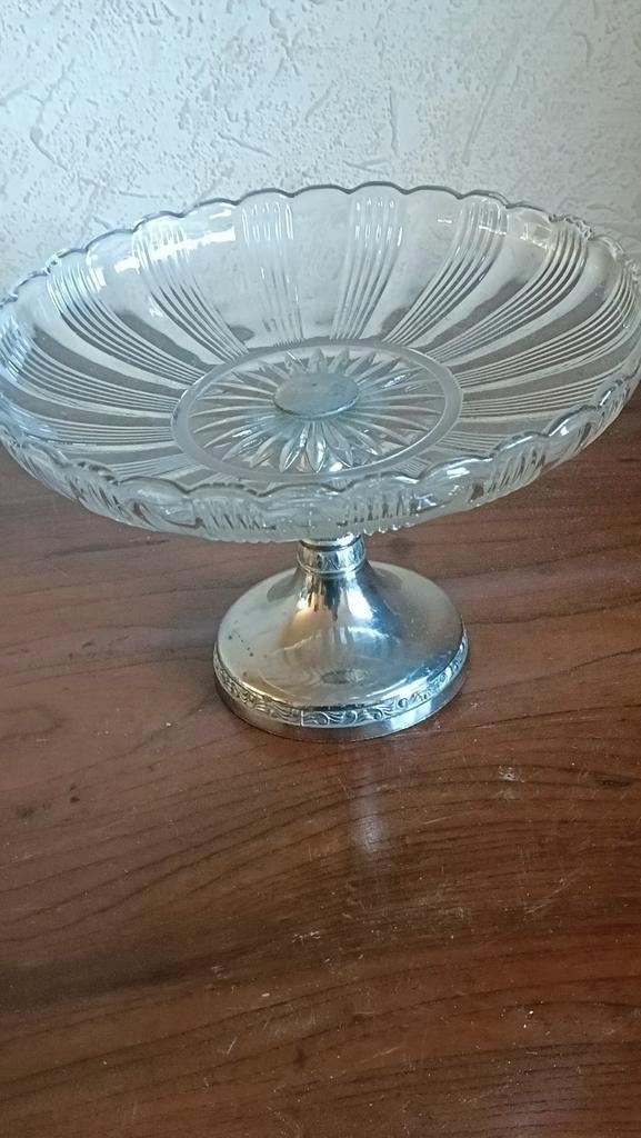 glazen schaal, Antiek en Kunst, Antiek | Schalen, Ophalen of Verzenden