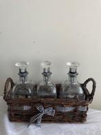 3 Stolpflesjes in mandje, Huis en Inrichting, Keuken | Keukenbenodigdheden, Ophalen of Verzenden, Zo goed als nieuw