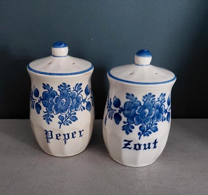 Peper en zout stel- brocante., Huis en Inrichting, Keuken | Keukenbenodigdheden, Zo goed als nieuw, Ophalen
