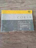 boekje Opel CORSA bediening-veiligheid-onderhoud 1987, Ophalen of Verzenden