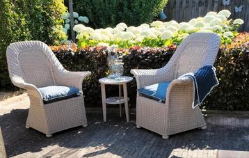  Luxe set fauteuils voor binnen/serre/buitenverblijf  beschikbaar voor biedingen