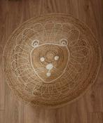 Kwantum rufus vloerkleed, Ophalen, 50 tot 100 cm, Beige, Rond