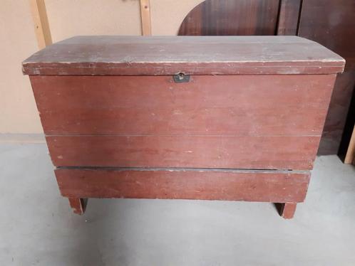 Houten dekenkist (met lade), Huis en Inrichting, Woonaccessoires | Kisten, Gebruikt, 75 cm of meer, 50 tot 75 cm, 100 tot 150 cm