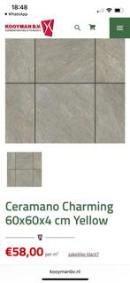 Bestrating tegels keramisch 60x60x4, Tuin en Terras, Tegels en Klinkers, Ophalen of Verzenden, Nieuw, Beton, Terrastegels