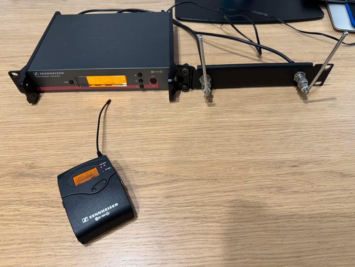 Sennheiser EW 100 G3 beldpack set, Muziek en Instrumenten, Microfoons, Gebruikt, Overige typen, Draadloos, Ophalen of Verzenden