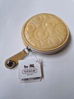Coach Muntgeld Tasje - Beige Leer, Sieraden, Tassen en Uiterlijk, Portemonnees, Beige, Zo goed als nieuw, Leer, Ophalen