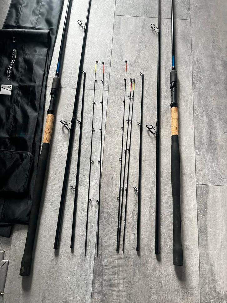 Preston distance feeders 4 mtr 100 gram, Watersport en Boten, Hengelsport | Witvissen, Zo goed als nieuw, Werphengel, Ophalen of Verzenden