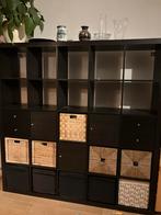 Kallax zwartbruin 182x182 regal, Ophalen, Overige materialen, Gebruikt, 150 tot 200 cm