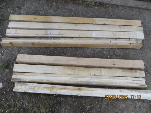 diverse afmetingen houten balken, Doe-het-zelf en Verbouw, Hout en Planken, Gebruikt, Balk, Vuren, 200 tot 250 cm, 50 mm of meer
