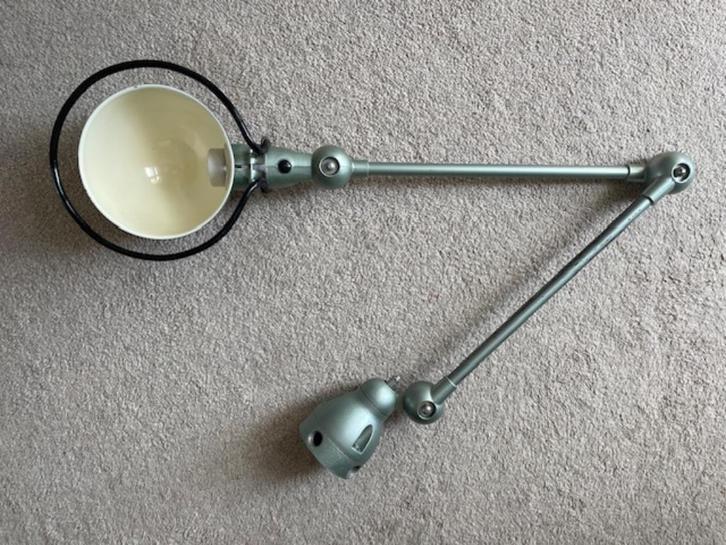 Industriele 2-armige Jieldé Lamp, Antiek en Kunst, Antiek | Lampen, Ophalen of Verzenden