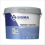 Sigmatex Superlatex Matt 10l-Ral 9010,9016,Wit, Wit, Nieuw, Ophalen of Verzenden, Verf