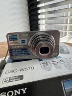 Sony DSC W570 cyberslot zilver nieuwstaat, Audio, Tv en Foto, Fotocamera's Digitaal, Ophalen of Verzenden, Zo goed als nieuw, 4 t/m 7 keer