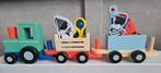 Houten trein Jip en Janneke Fiep Westendorp, Kinderen en Baby's, Speelgoed | Speelgoedvoertuigen, Ophalen of Verzenden, Zo goed als nieuw