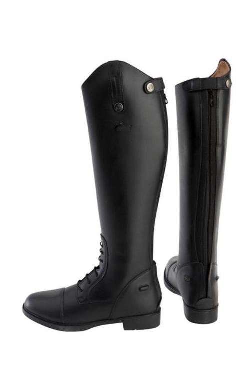 Zwarte Horka Anna leren laarzen maat 33 en 34, Dieren en Toebehoren, Paardrijkleding, Nieuw, Kinderen, Schoeisel, Dressuur, Ophalen of Verzenden