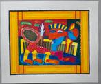 Clemens Briels - Dish Dog - 48x58 cm, Antiek en Kunst, Kunst | Litho's en Zeefdrukken, Ophalen of Verzenden