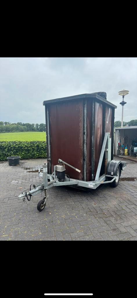 Haspelwagen/Aanhanger met Opslagcontainer, Auto diversen, Aanhangers en Bagagewagens, Gebruikt, Ophalen